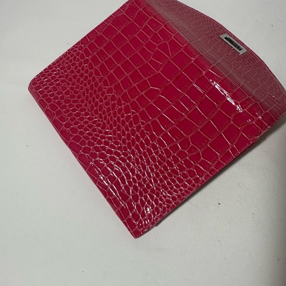 Red Crocodile Embossed Wallet with Mickey Mouse Detail - Picture 7 of 7